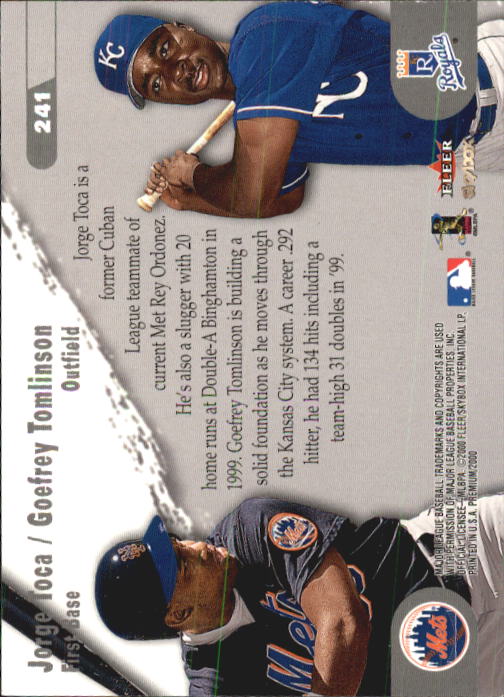 2000 Skybox Baseball "Main Set" Prospects and Short Print Cards #201 TO #250 - Picture 114 of 146