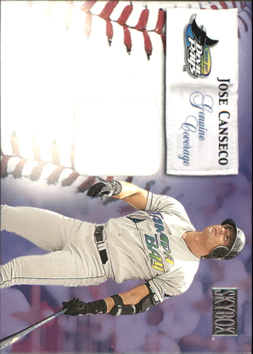 2000 SkyBox Genuine Coverage #1 Jose Canseco H