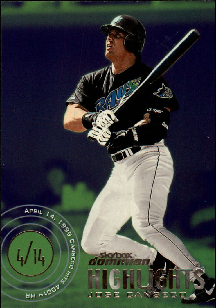 2000 SkyBox Dominion #11 Jose Canseco HL