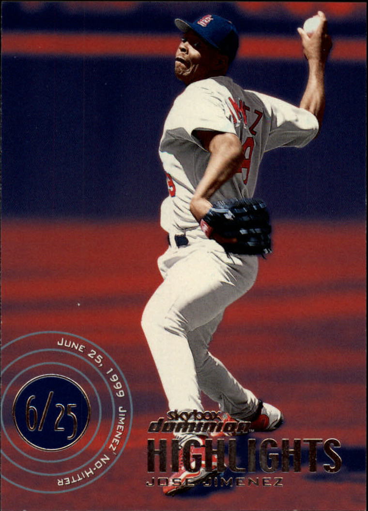 2000 Skybox Dominion Baseball "Main Set" Cards #1 to #150 - Picture 30 of 301