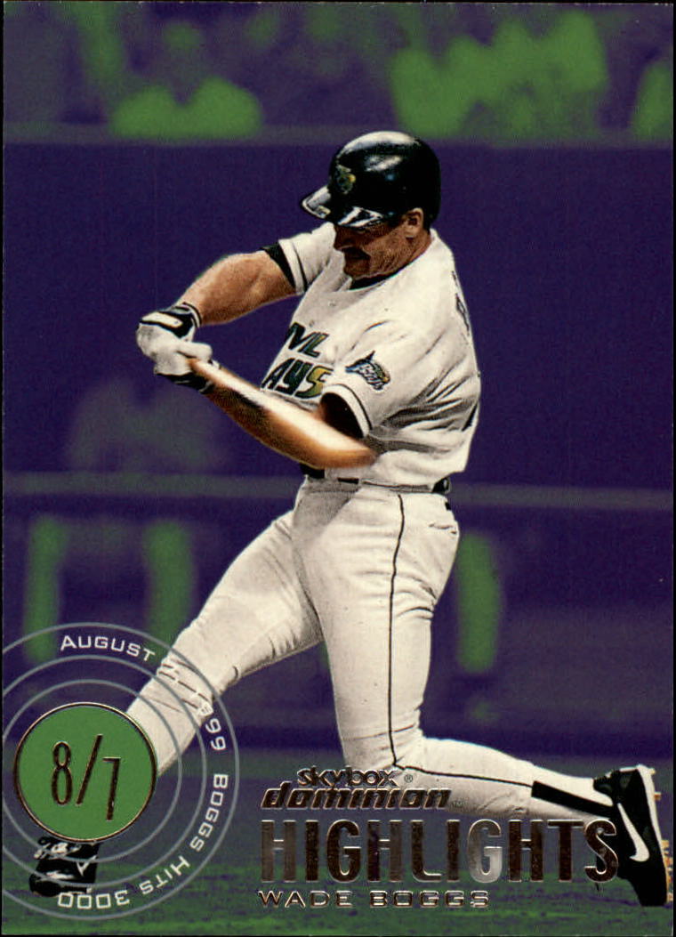 2000 SkyBox Dominion #20 Wade Boggs HL