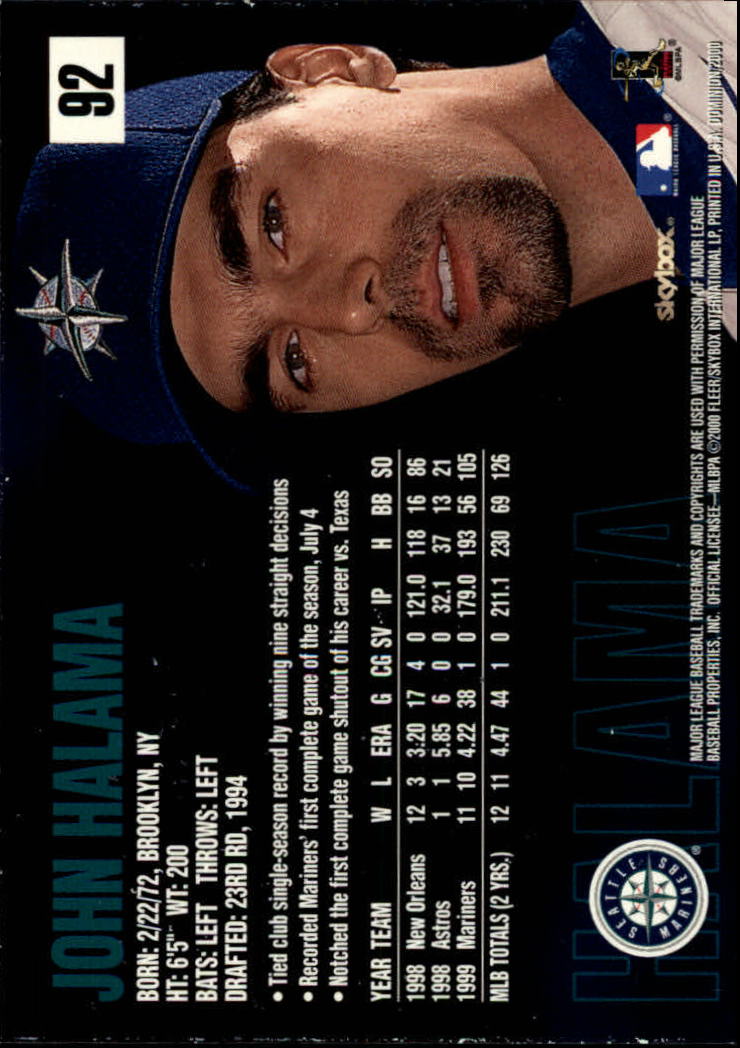 2000 Skybox Dominion Baseball "Main Set" Cards #1 to #150 - Picture 185 of 301