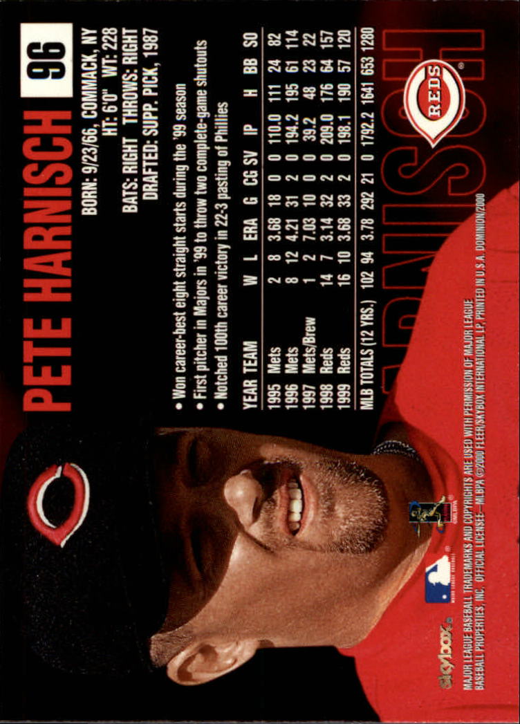2000 Skybox Dominion Baseball "Main Set" Cards #1 to #150 - Picture 193 of 301
