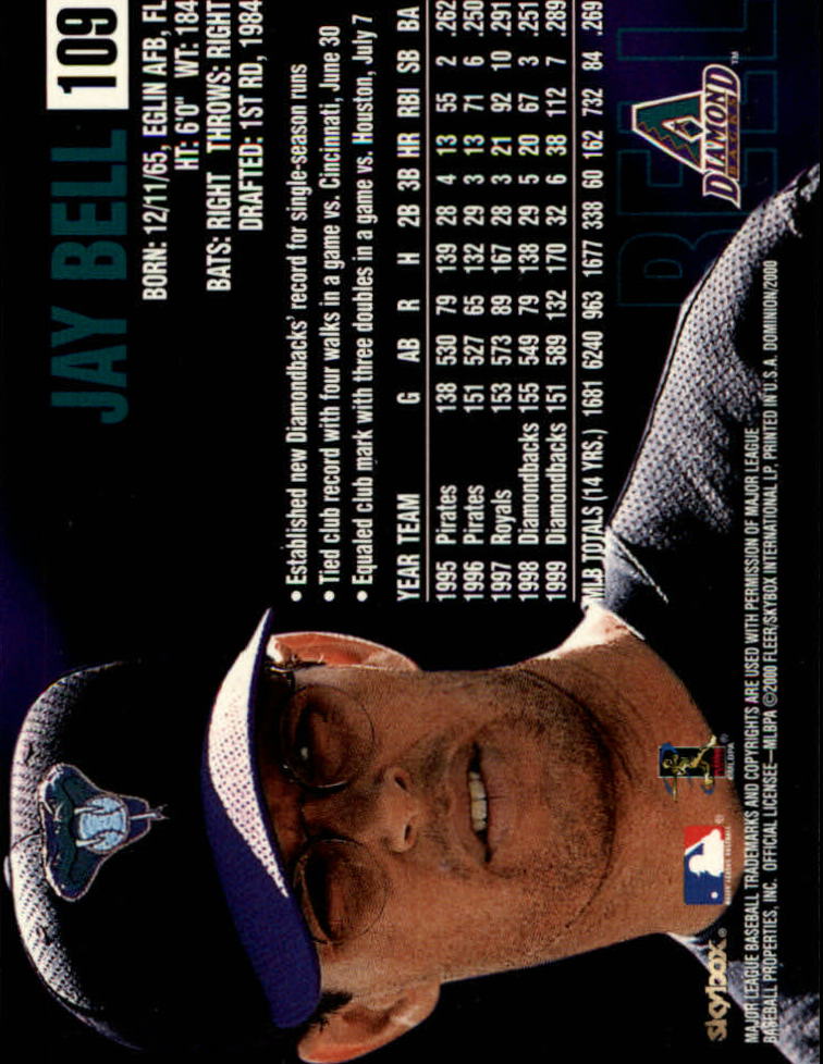 2000 Skybox Dominion Baseball "Main Set" Cards #1 to #150 - Picture 219 of 301