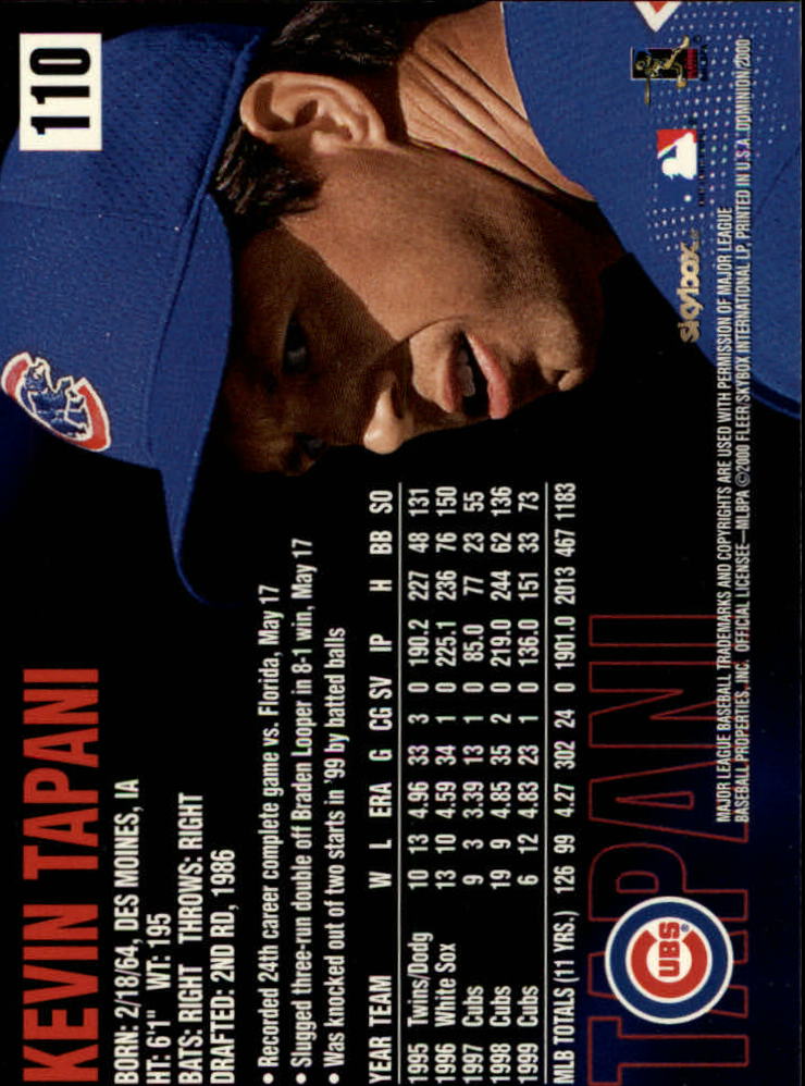 2000 Skybox Dominion Baseball "Main Set" Cards #1 to #150 - Picture 221 of 301