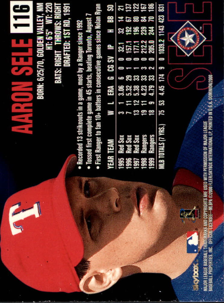 2000 Skybox Dominion Baseball "Main Set" Cards #1 to #150 - Picture 233 of 301