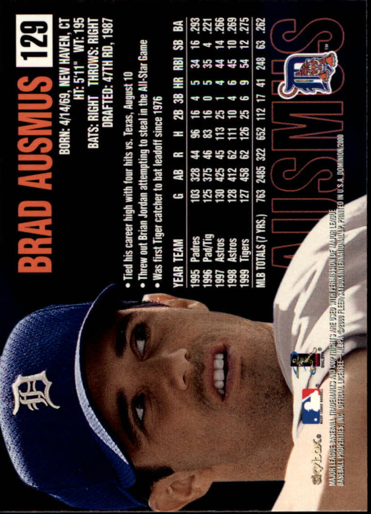 2000 Skybox Dominion Baseball "Main Set" Cards #1 to #150 - Picture 259 of 301