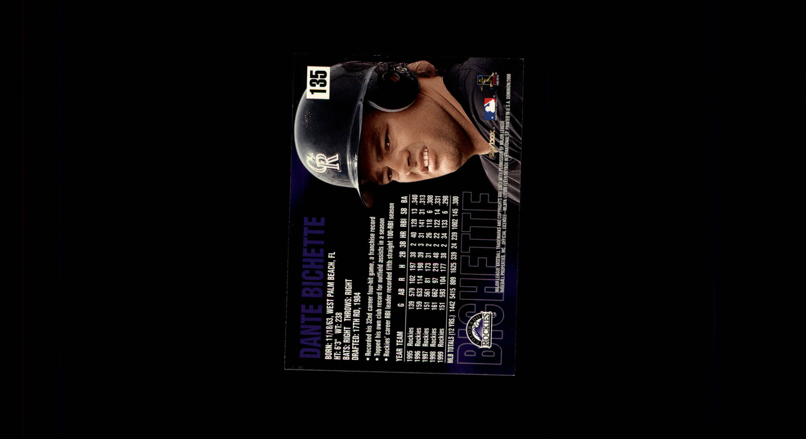 2000 Skybox Dominion Baseball "Main Set" Cards #1 to #150 - Picture 271 of 301