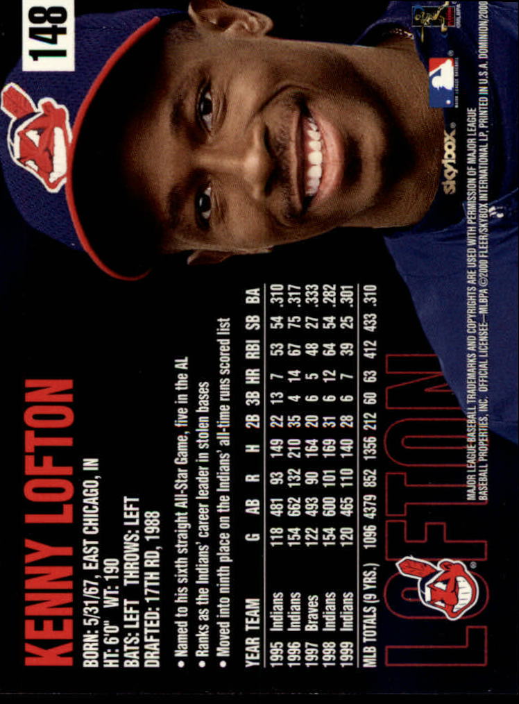 2000 Skybox Dominion Baseball "Main Set" Cards #1 to #150 - Picture 297 of 301
