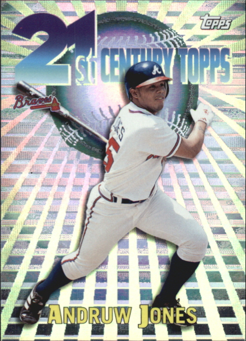 Andruw Jones 2000 Topps #440 Atlanta Braves Baseball Card