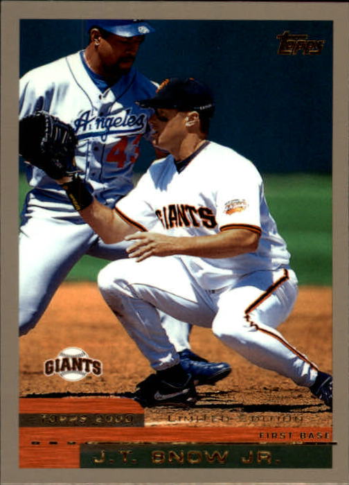 2000 Topps Limited #35 J.T. Snow