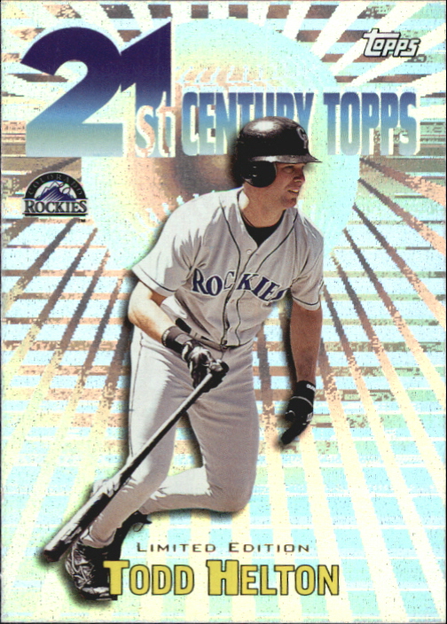 2000 Topps Limited 21st Century #C10 Todd Helton