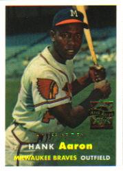 2000 Topps Limited Aaron #4 Hank Aaron 1957