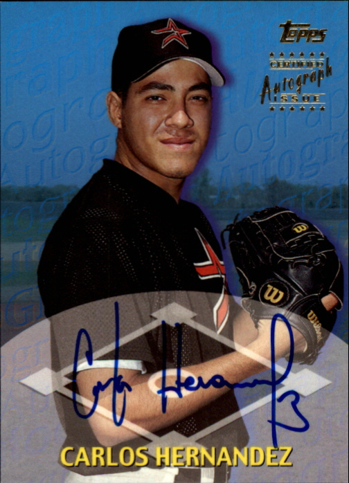 2000 Topps Traded Autographs #TTA50 Carlos Hernandez