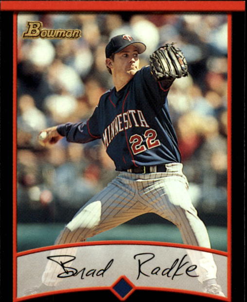 2001 Bowman #92 Brad Radke