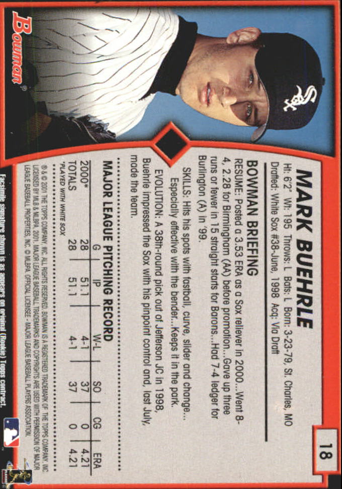 2001 Bowman Baseball "Gold" Parallel Cards - Picture 13 of 156