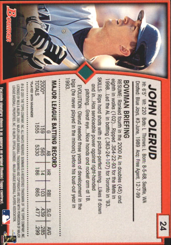 2001 Bowman Baseball "Gold" Parallel Cards - Picture 21 of 156