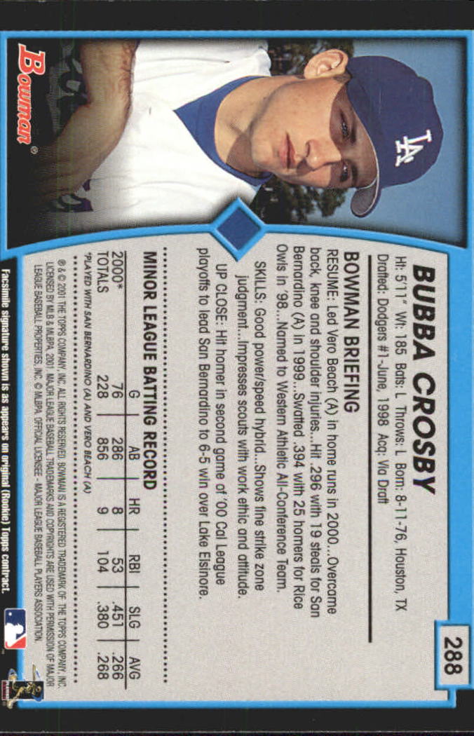 B3193- 2001 Bowman Gold Baseball Card #s 251-440 -You Pick- 15+ FREE US SHIP - Picture 58 of 312