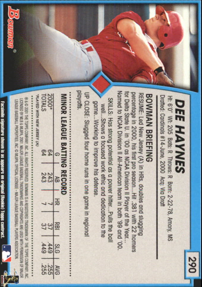 B3193- 2001 Bowman Gold Baseball Card #s 251-440 -You Pick- 15+ FREE US SHIP - Picture 60 of 312