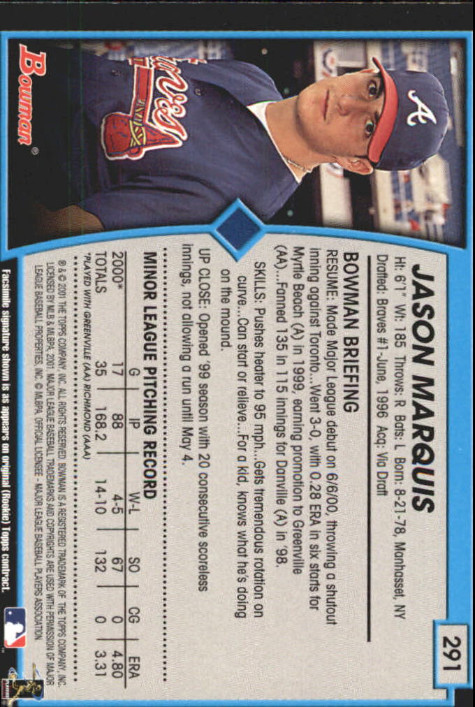 B3193- 2001 Bowman Gold Baseball Card #s 251-440 -You Pick- 15+ FREE US SHIP - Picture 62 of 312