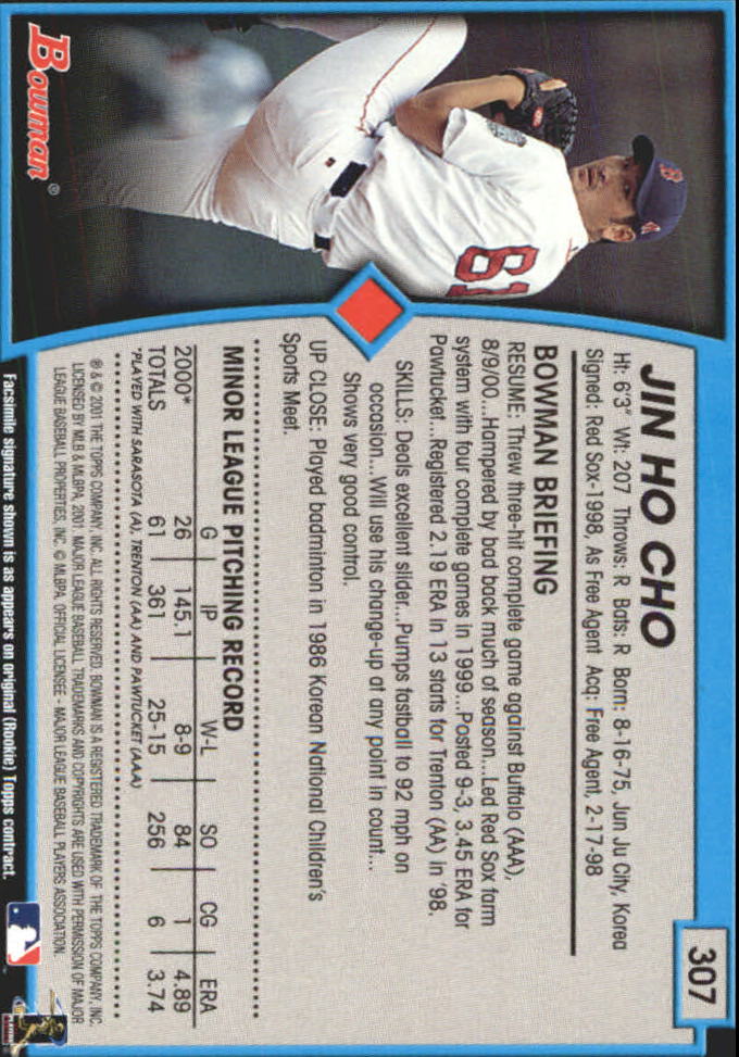 B3193- 2001 Bowman Gold Baseball Card #s 251-440 -You Pick- 15+ FREE US SHIP - Picture 86 of 312