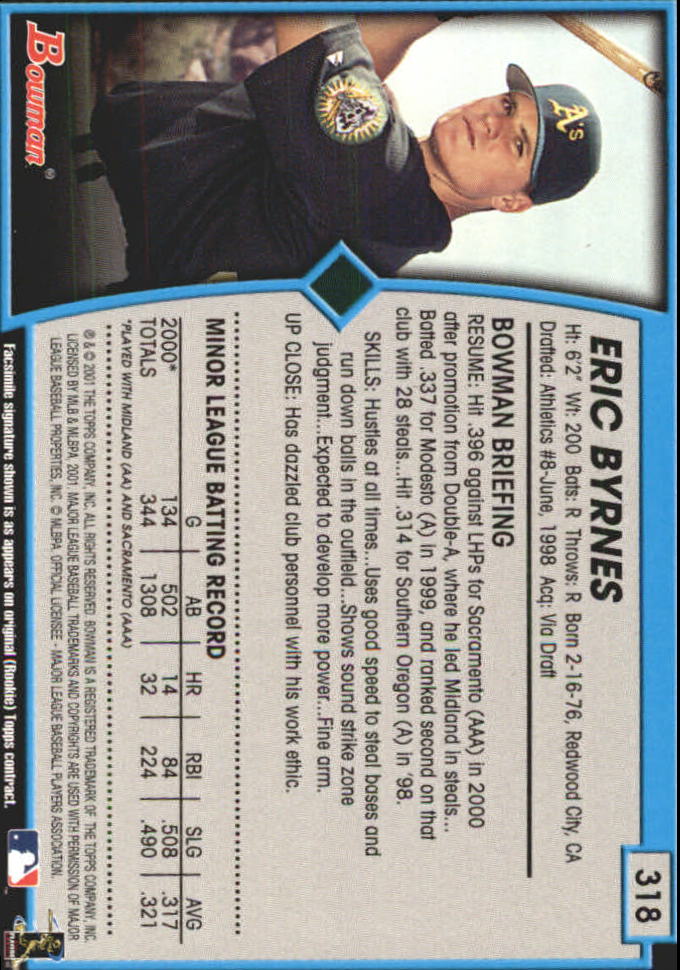 B3193- 2001 Bowman Gold Baseball Card #s 251-440 -You Pick- 15+ FREE US SHIP - Picture 106 of 312