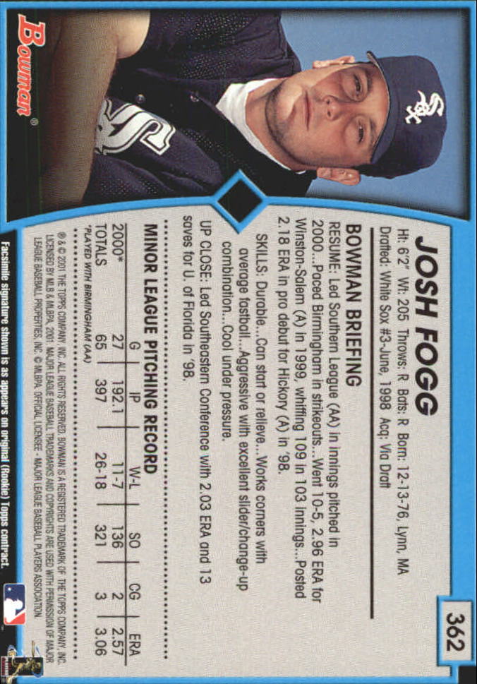 B3193- 2001 Bowman Gold Baseball Card #s 251-440 -You Pick- 15+ FREE US SHIP - Picture 180 of 312