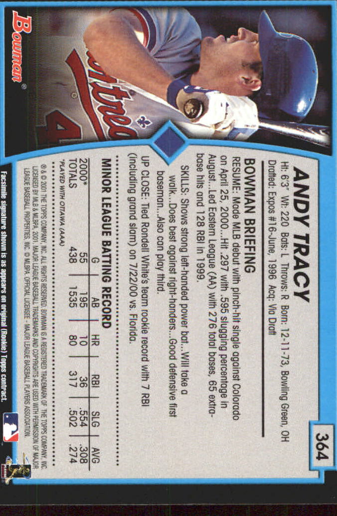 B3193- 2001 Bowman Gold Baseball Card #s 251-440 -You Pick- 15+ FREE US SHIP - Picture 184 of 312