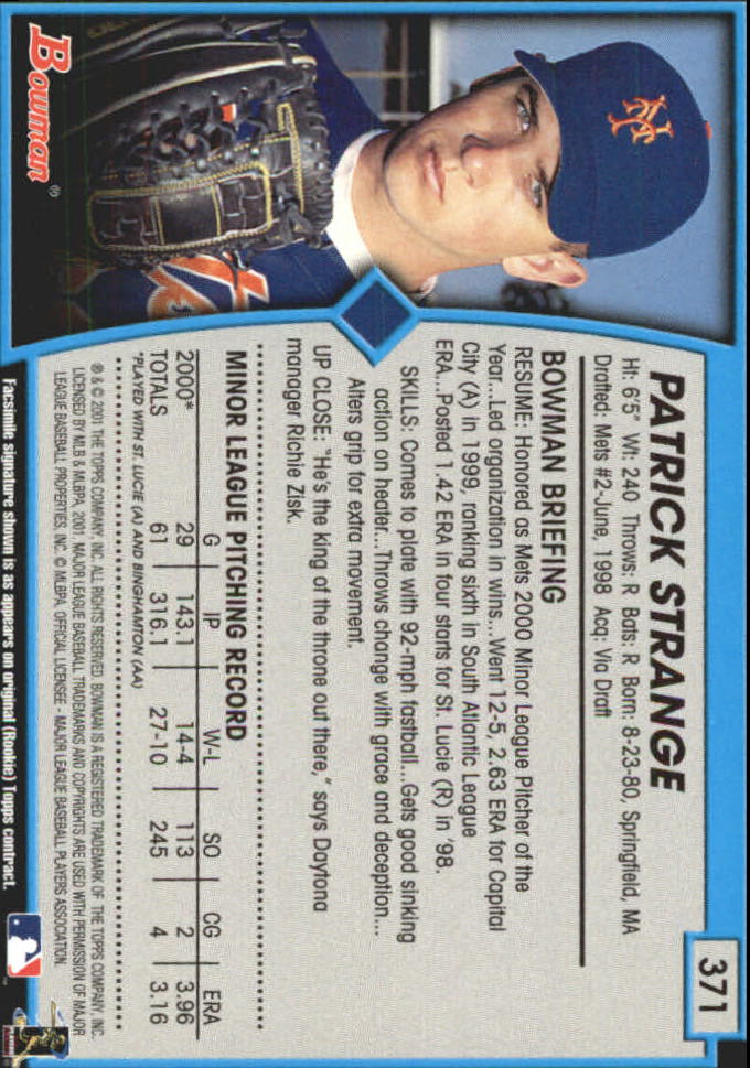 B3193- 2001 Bowman Gold Baseball Card #s 251-440 -You Pick- 15+ FREE US SHIP - Picture 196 of 312