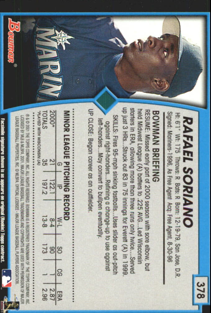 B3193- 2001 Bowman Gold Baseball Card #s 251-440 -You Pick- 15+ FREE US SHIP - Picture 210 of 312