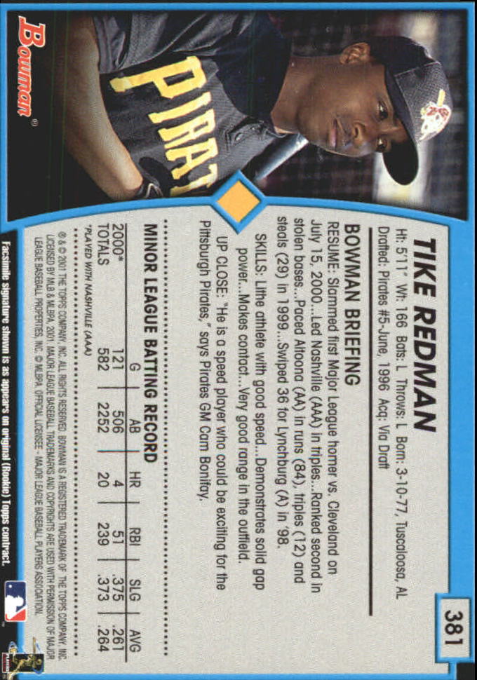 B3193- 2001 Bowman Gold Baseball Card #s 251-440 -You Pick- 15+ FREE US SHIP - Picture 216 of 312