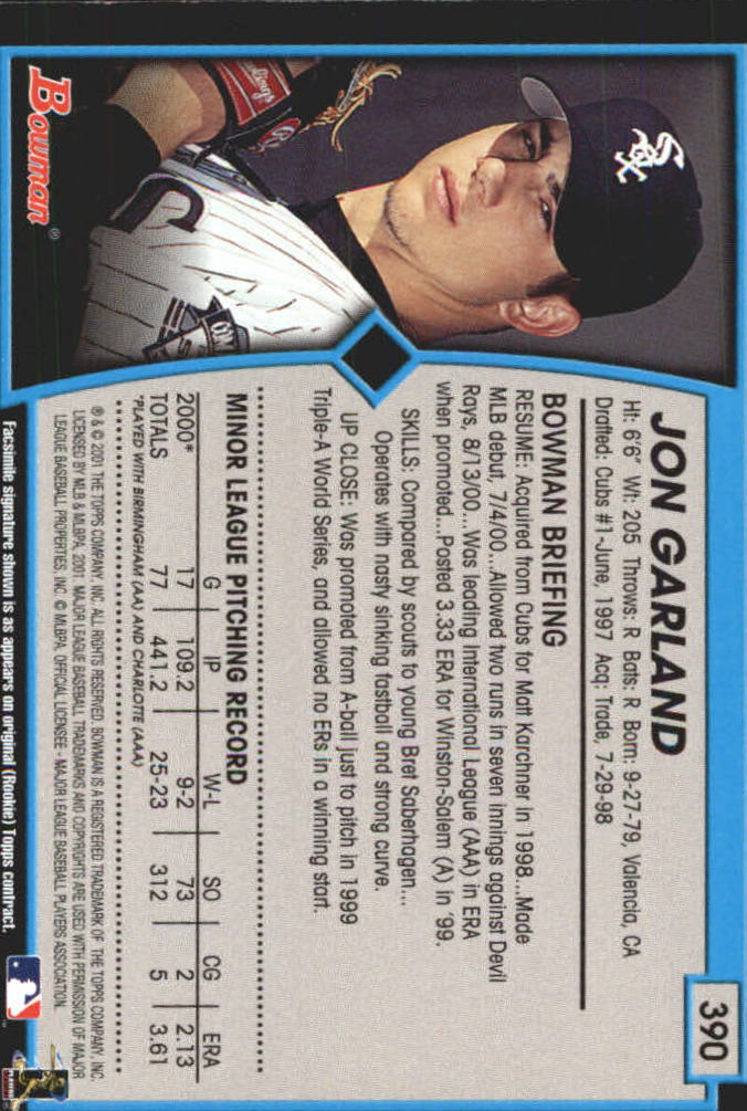B3193- 2001 Bowman Gold Baseball Card #s 251-440 -You Pick- 15+ FREE US SHIP - Picture 226 of 312