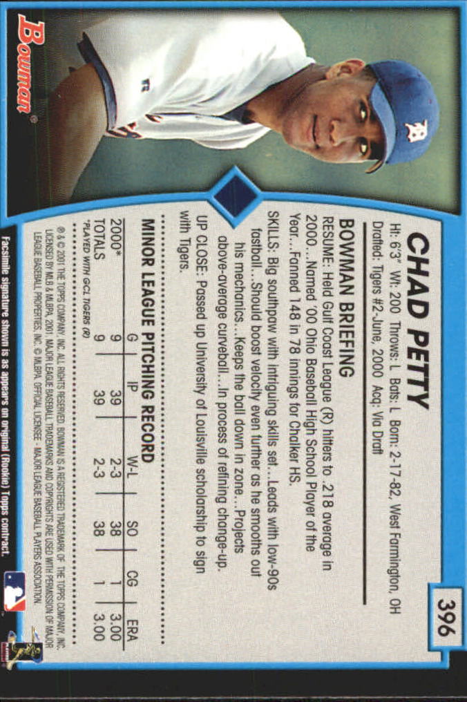 B3193- 2001 Bowman Gold Baseball Card #s 251-440 -You Pick- 15+ FREE US SHIP - Picture 236 of 312