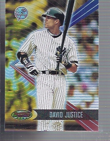  2001 Topps #491 David Justice NM-MT New York Yankees