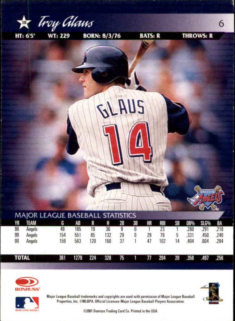 A8497- 2001 Donruss Baseball Karten 1-150 + Einsätze -du Pick- 15 + Free US - Bild 13 von 398