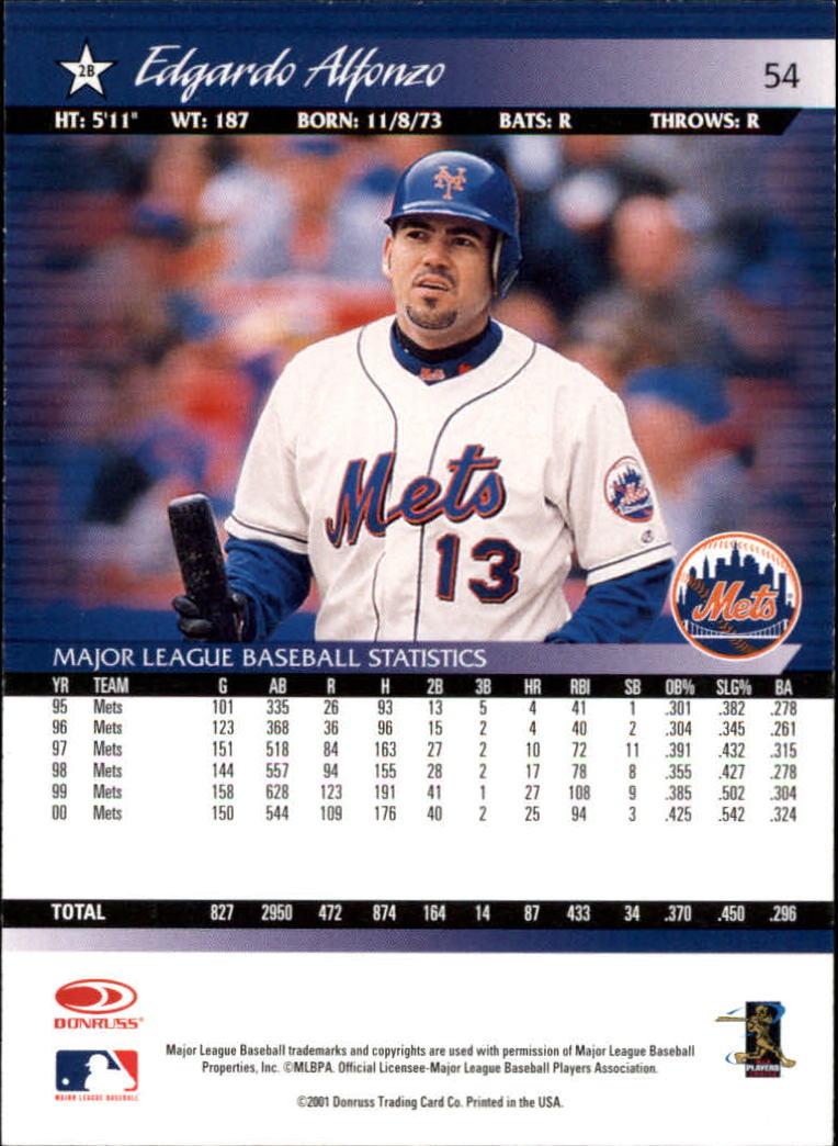 A8497- 2001 Donruss Baseball Karten 1-150 + Einsätze -du Pick- 15 + Free US - Bild 105 von 398