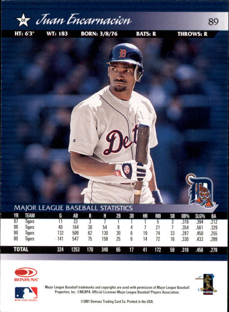 A8497- 2001 Donruss Baseball Karten 1-150 + Einsätze -du Pick- 15 + Free US - Bild 173 von 398