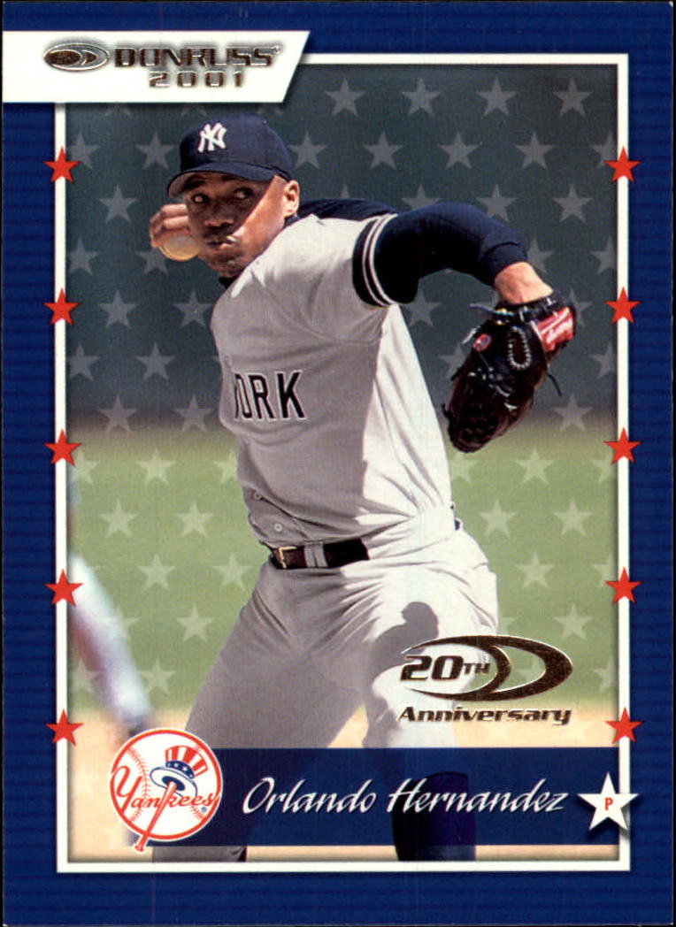 A8497- 2001 Donruss Baseball Karten 1-150 + Einsätze -du Pick- 15 + Free US - Bild 194 von 398