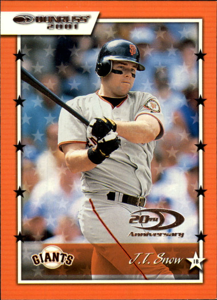 A8497- 2001 Donruss Baseball Karten 1-150 + Einsätze -du Pick- 15 + Free US - Bild 260 von 398