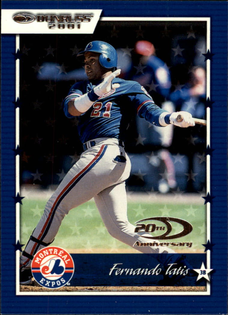 A8497- 2001 Donruss Baseball Karten 1-150 + Einsätze -du Pick- 15 + Free US - Bild 270 von 398