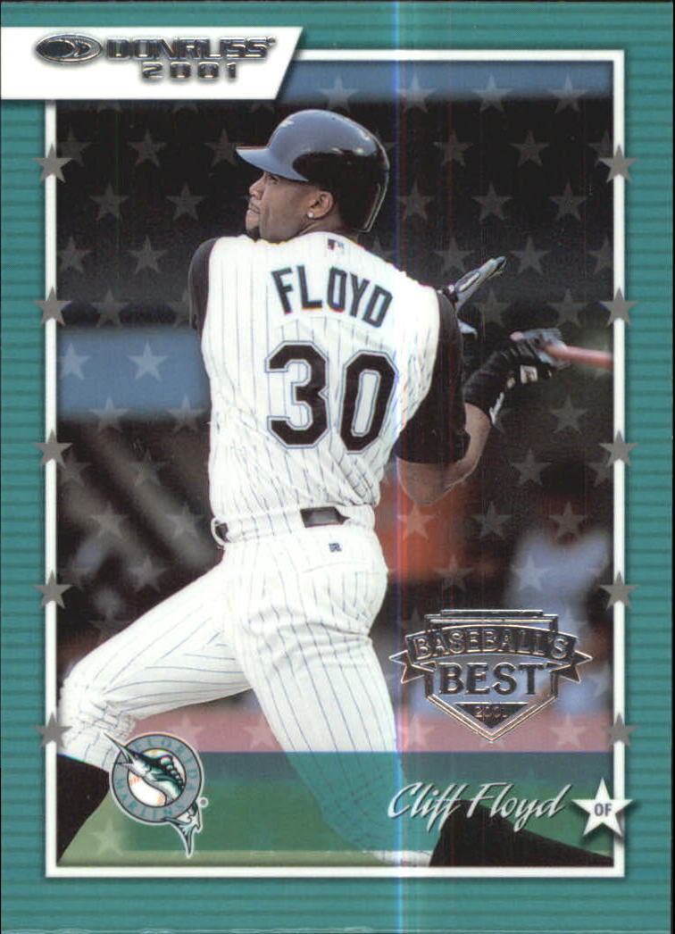 2001 Donruss Baseball's Best Silver #93 Cliff Floyd