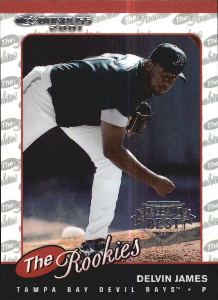 2001 Donruss Baseball's Best Silver Rookies #R29 Delvin James