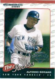 2001 Donruss Baseball's Best Silver Rookies #R100 Alfonso Soriano UPD