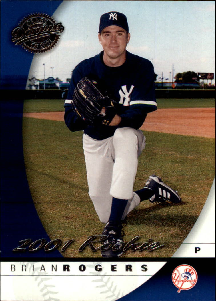 2001 Donruss Class of 2001 #141 Brian Rogers/1875 RC