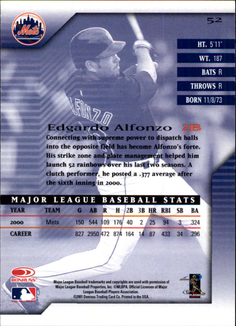 2001 Donruss Signature Series - #82 Andres Galarraga