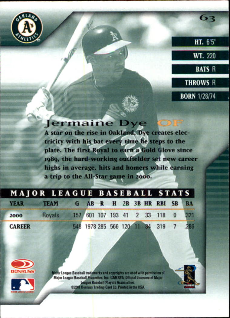 2001 Donruss Signature Series - #82 Andres Galarraga