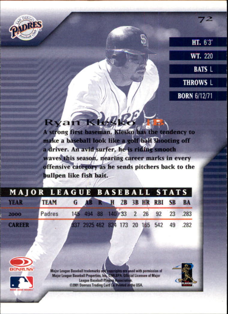 2001 Donruss Signature Series - #82 Andres Galarraga