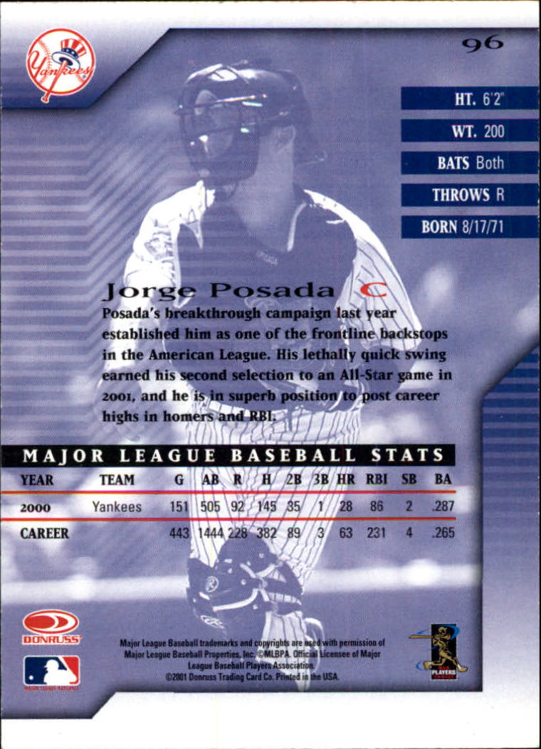 2001 Donruss Signature Series - #82 Andres Galarraga