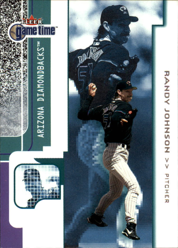 2001 Fleer Game Time #62 Randy Johnson