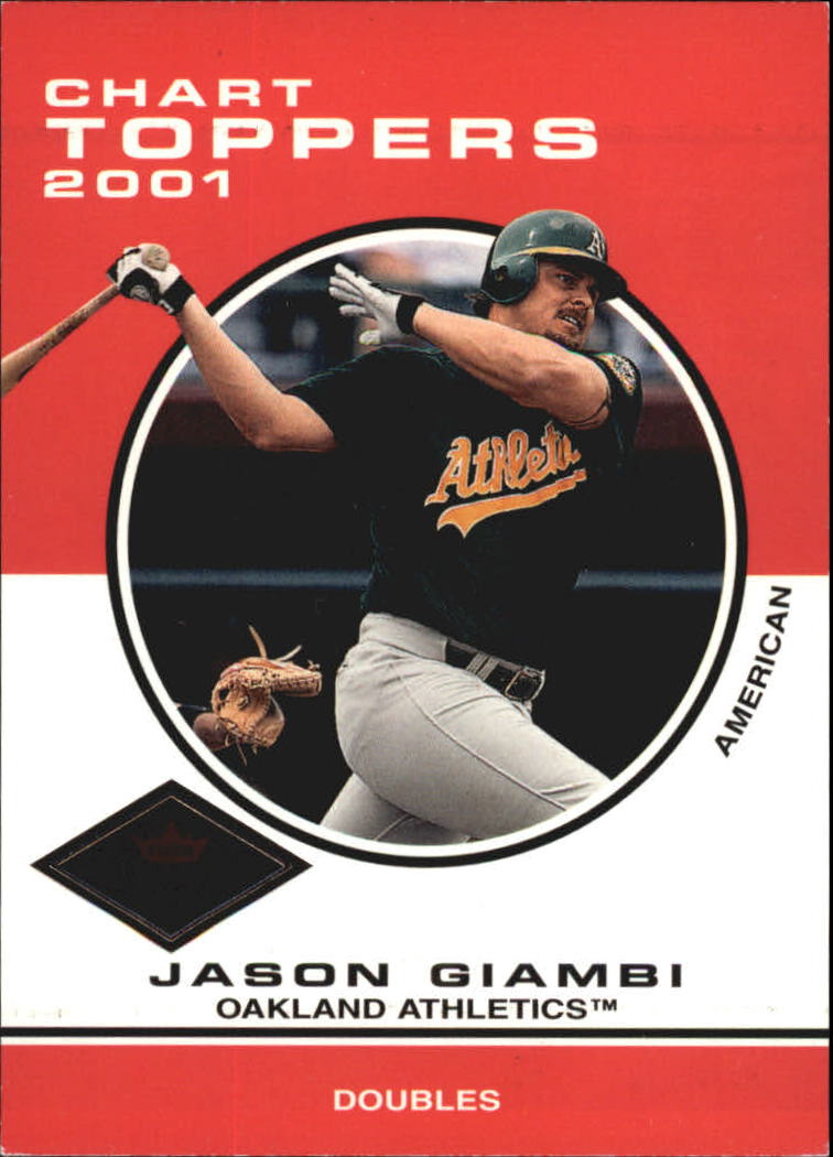  2001 Fleer Genuine #7 Jason Giambi Oakland Athletics